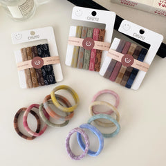 Classic Simple High Elastic Scrunchies for Baby Girls Minimalistic Fashion Hair Ties for Kids Children Hair Accessories in Stock