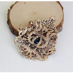 Fashion Glamorous Dainty Rhinestone Glitter Brooches for Girls Elegant Graceful Pins Jewelry for Women Ladies Accessories