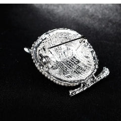 Fashion Luxury Imitation Pearl Owl Sweet Brooches for Girls Elegant Glamorous Charms Pins Jewelry for Women Ladies Accessories