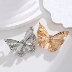 Fashion Alloy Mental Elegant Butterfly Brooches for Girls Stylish New Design Pins Jewelry for Women Ladies Accessories Wholesale
