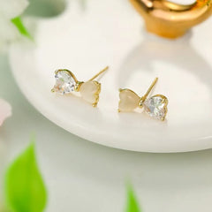 Fashion Cute Sweet Bowknot Stud Earrings for Girls Simple Glamorous Minimalist Jewelry for Women Ladies Accessories Wholesale