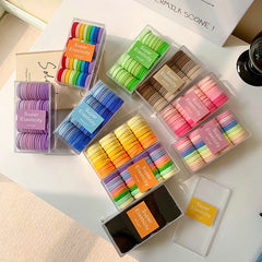 Simple High Elastic Scrunchies for Kids Durable Solid Color Hair Ties for Baby Girls Stock of Hair Accessories