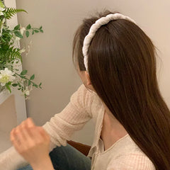 Solid Color Simple Velvet Minimalistic Head Band for Girls Fashion Elegant Chic Hair Band for Women Ladies Hair Accessories