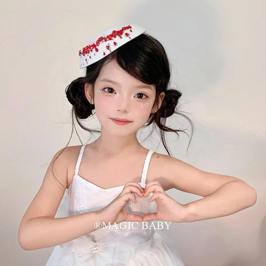2025 Halloween Sweet Bowknot Glitter Nurse Hair Clips for Baby Girls Cosplay Wicked Alligators for Kids Child Hair Accessories