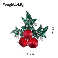 Fashion Glitter Sparking Elegant Brooches for Girls Sweet Glamorous Charms Pins Jewelry for Women Ladies Accessories Wholesale