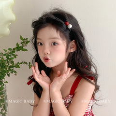 Minimalistic Heart Shaped Cute Sweet Head Bands for Baby Girls Chic Classic Hair Bands for Kids Hair Accessories in Stock