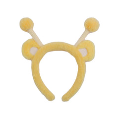 Hot Sale Yellow Villus Fabric Bee Hairbands Sweet Cute Durable Quality Wholesale in Stock Headbands Accessories for Women Kids