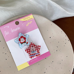 Fashion Cute Kitty Cat Sweet Hair Clips for Baby Girls Animals Star Plaid Alligators for Kids Children Hair Accessories Stylish