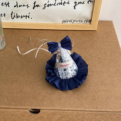 Hot Sale Blue Bowknot Letter Glitter Medium Alligator Clips Fashion Elegant Wholesale in Stock Hair Claws Accessories for Women