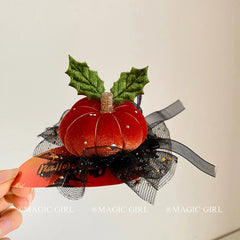 Cute Little Devil Pumpkin Ghost Hair Clip Funny Halloween Hair Accessories for Women Party Cosplay Festival Decoration Hairpins