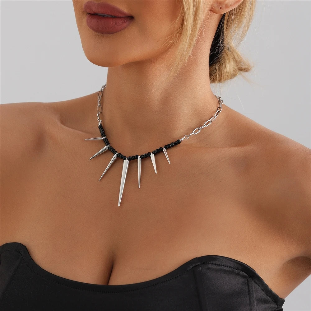Fashion Simple Minimalistic Necklaces for Girls Elegant Art Deco American and European Style Jewelry Fot Women Lady Accessories