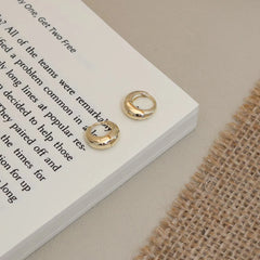 Women Hot Sale Mini Hoop Earring Fashion Charms Dainty Luxurious High Quality Bulk Jewelry Accessories for Female Daily Office