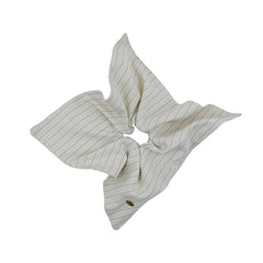 Classic Stripe Solid Color Scrunchies for Girls Simple Elegant Minimalistic Hair Ties Women Ladies' Fashion Accessories Sweet