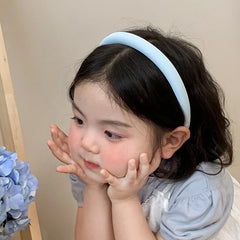 Solid Candy Color Simple Minimalistic Head Bands for Baby Girls Sweet Elegant Hair Band for Kids Child Hair Accessories in Stock