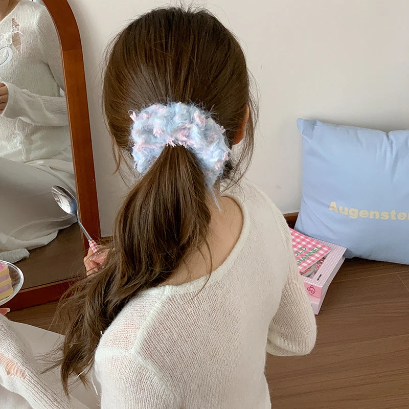 Fashion Trendy Stylish Minimalistic Scrunchies for Girls Sweet Elegant Hair Ties for Women Ladies Hair Accessories in Stock