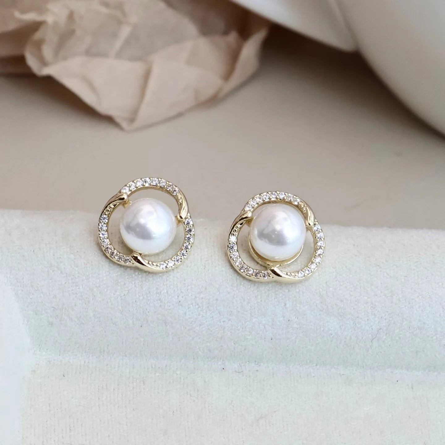 Sweet Fashion Imitation Pearl Simple Stud Earrings for Girls Elegant Graceful Chic Trendy Jewellry for Women Ladies Accessories