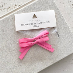 Sweet Cute Candy Solid Color Bowknot Hair Clips for Girls Princess Style Fashion Alligator for Women Ladies Hair Accessories
