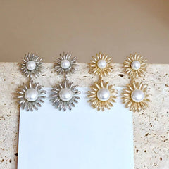 Fashion Luxury Elegant Dainty Refined Drop Earrings for Girls Sweet Imitation Pearl Jewelry for Women Ladies Accessories Chic
