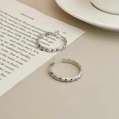Female Simple Large Hoop Earring Fashion Sequined Sparking Affordable Lightweight Bulk Order Jewelry Accessories for Holiday