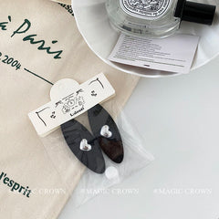 Women's Solid Color Graceful Simple Bobby Pins Hair Clips Lightweight Alloy and Fabric Hair Claws for Daily Use and Parties