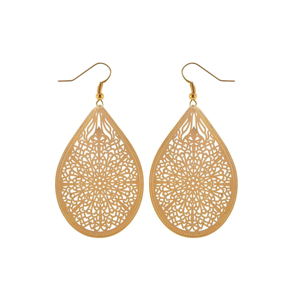 Fashion Vintage Retro Dainty Glamorous Drop Earrings for Girls Luxury Trendy Jewelry for Women Ladies Female Accessories Chic