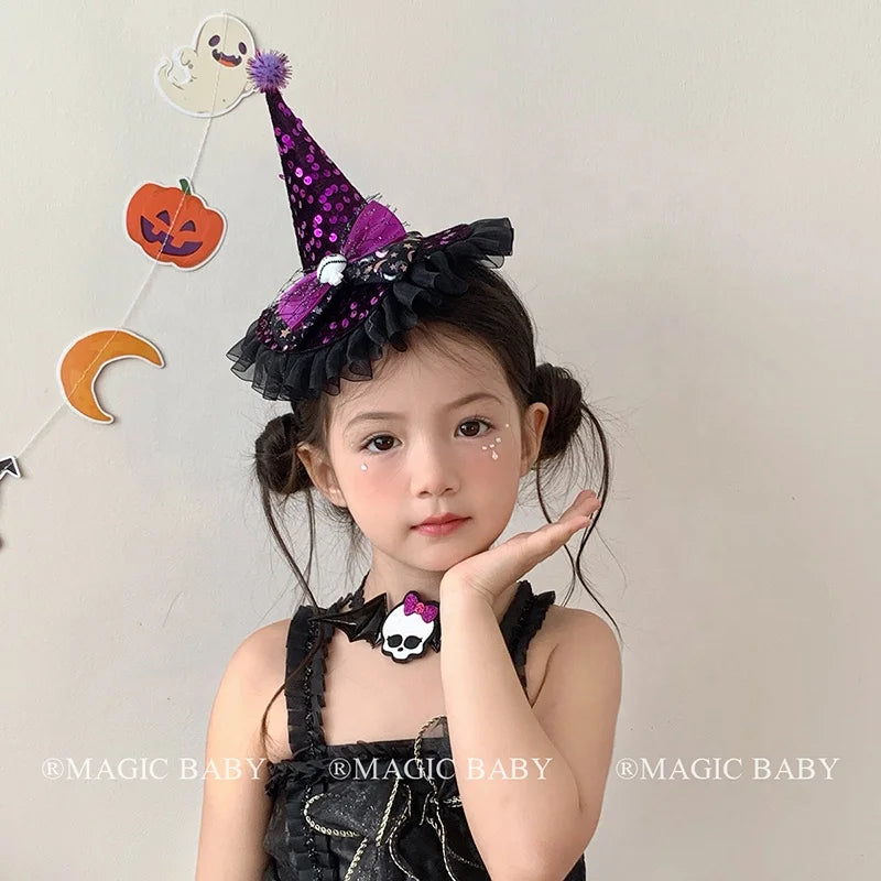 Halloween Headband for Kids Pumpkin  Skull  Spooky Cute Hairband Children Costume Party Hair Accessories Trick or Treat Fun Gift
