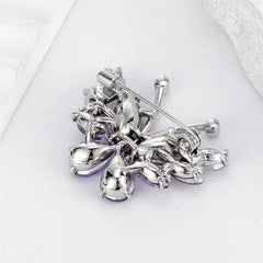 Fashion Butterfly Sweet Glitter Sparking Rhinestone Brooches for Girls Trendy Charms Pins Jewelry for Women Ladies Accessories