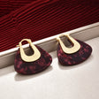 Wine red Triangular