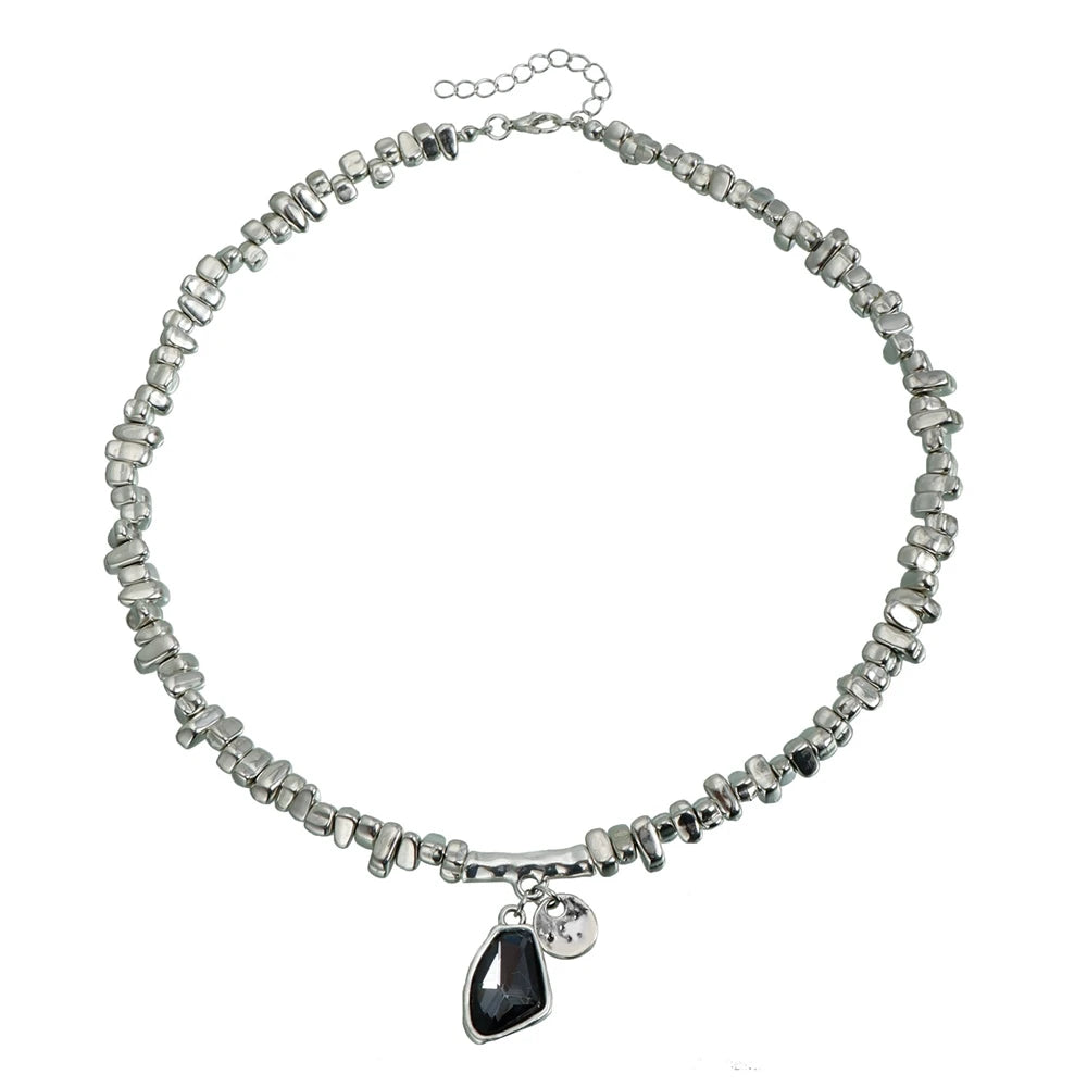 Fashion Simple Glitter Dainty Necklaces for Girls Trendy Elegant Glamorous Jewellry for Women Ladies Accessories Wholesale