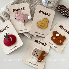 Fashion Cute Sweet Hair Clips for Baby Girls Animals Kawaii Fruits Milk Tea Snap Clips for Kids Children Hair Accessories Chic
