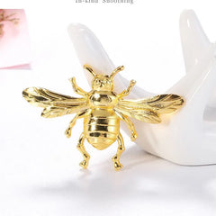 Fashion Trendy Sweet Trendy Bees Animals Brooches for Girls Stylish Pins Jewelry for Women Ladies Accessories Wholesale Chic
