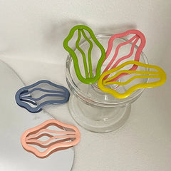 Solid Color Simple Minimalistic Hair Clips for Baby Girls Fashion Cute Snap Clips for Kids Children Hair Accessories in Stock