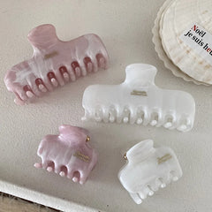 Fashion Chic Elegant Simple Solid Color Hair Claw Clips for Girls Sweet Trendy Claws for Women Ladies Hair Accessories in Stock