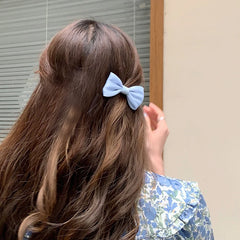 Chic Lustrous Solid Color Hair Clips for Girls Sweet Cute Fashion Trendy Stylish Alligator for Women Ladies Hair Accessories