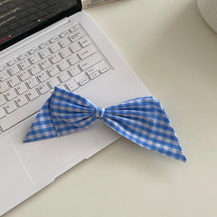 Sweet Cute Plaid Simple Hair Clips for Girls Elegant Trendy Stylish Haarspange for Women Ladies Barrettes Hair Accessories