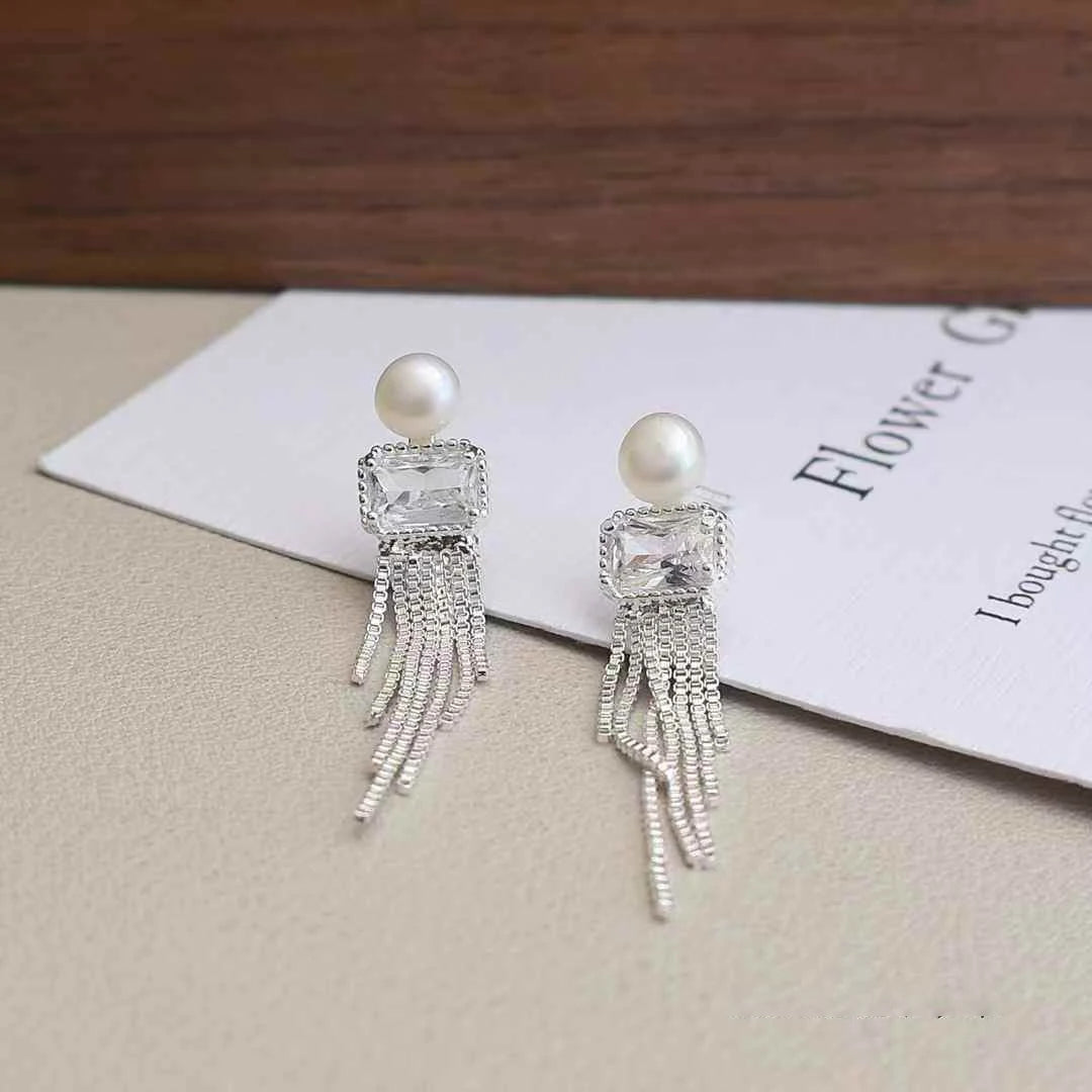 Fashion Elegant Bold Luxury Imitation Pearl Drop Earrings for Girls Sweet SImple Trendy Jewelry for Women Ladies Accessories