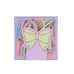 Candy Solid Color High Elastic Hair Ties for Kids Fashionable Sweet Cute Hair Accessories for Baby Children Stocked