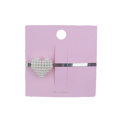 Simple Minimalistic Heart Shaped Hair Clips for Girls Elegant Trendy Bobby Pins for Women Ladies Hair Accessories in Stock