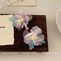 Fashion Vintage Flower Sweet Hair Clips for Girls Elegant Cute Stylish Alligator for Women Ladies Hair Accessories in Stock