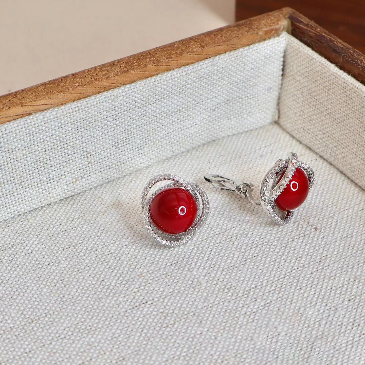 Women Hot Sale Imitation Pearl Mini Clip-on Earring Fashion Elegant Graceful Sparking Charms Luxurious Wholesale Daily Jewelry