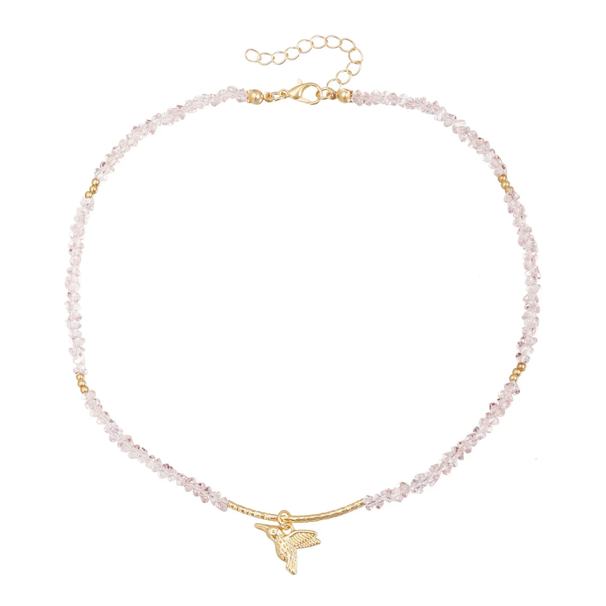 Fashion Beads Bird Sweet Trendy Cute Necklaces for Girls Glamorous Dainty Charms Jewelry for Women Ladies Accessories Wholesale