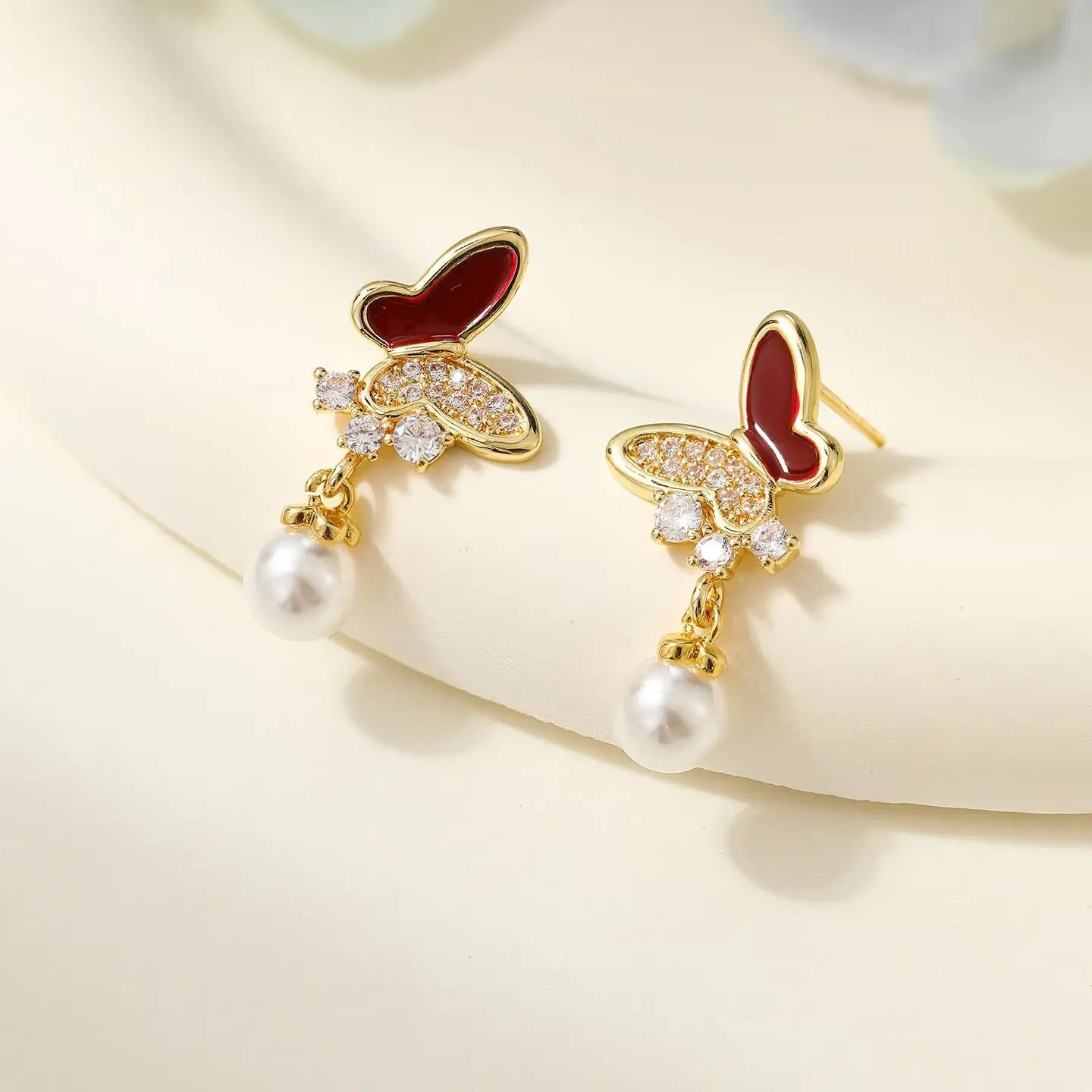 Trendy Butterfly Glitter Animals Cats Vintage Drop Earrings for Girls Elegant Dainty Jewelry for Women Ladies Accessories Chic
