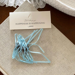 Solid Color Fashion Ribbon Bowknot Hair Clips for Baby Girls Elegant Kawaii Simple Alligator for Kids Children Hair Accessories