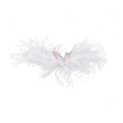 Luxurious Baby Girls Hair Clips Sweet Bowknot Feather Style Cute Princess Alligators Alloy Fabric Hair Accessories for Party