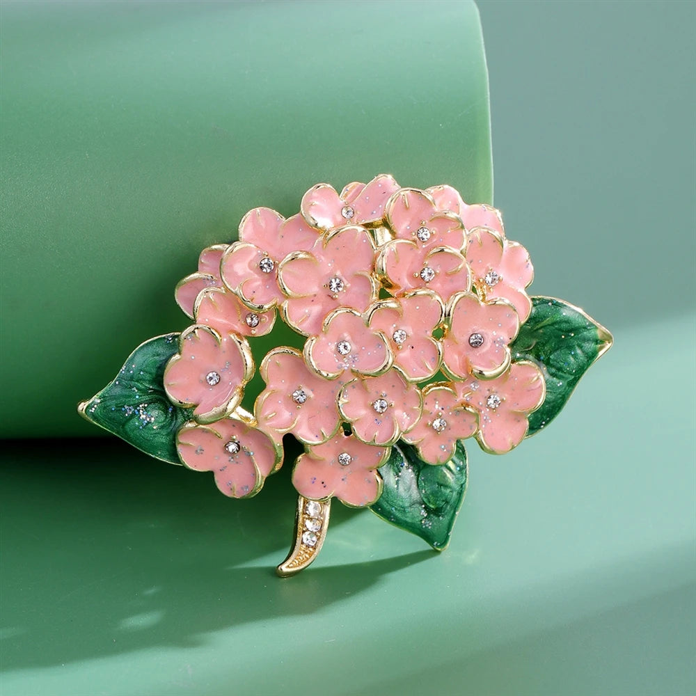 Fashion Flower Elegant Stylish Brooches for Girls Sweet Charms Pins Jewelry for Women Ladies Accessories Chinese Supplier