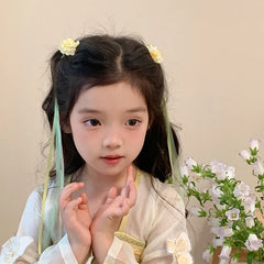 Elegant Vintage Tassels Hair Clips for Baby Girls Cute Sweet Fashion Chinese Style Alligators for Kids Hair Accessories Chic