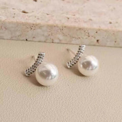 Fashion Sweet Classic Simple Glamorous Drop Earrings for Girls Bowknot Luxury Jewelry for Women Ladies Accessories Wholesale