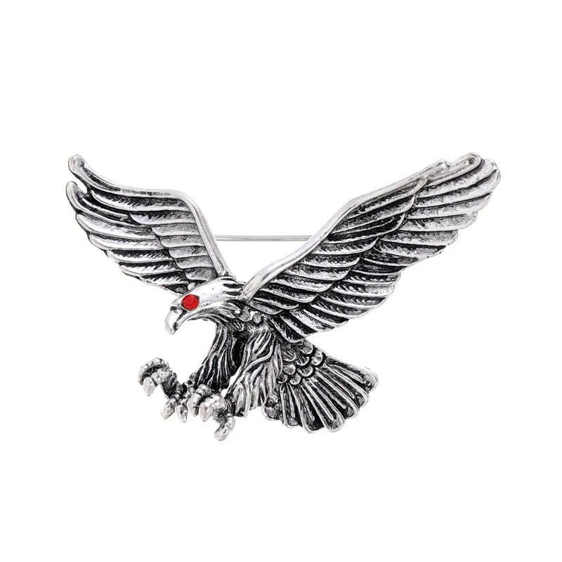 Fashion Simple Birds Eagle Mental Alloy Simple Brooches for Girls Elegant Pins Jewelry for Women Ladies Accessories Wholesale