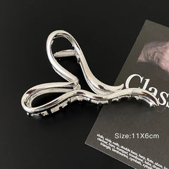 Fashion Simple Flower Butterfly Hair Claw Clips for Girls Heart Shaped Star Solid Color Haarspange for Women Hair Accessories