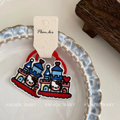 Girly Aesthetic Cat Bowknot Cartoon Small Alligator Clips Sweet Cute Fashion New Design Hairpins Accessories for Kids Children